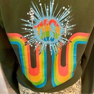 Vintage Phish Dark Green Hooded Sweatshirt Size Small